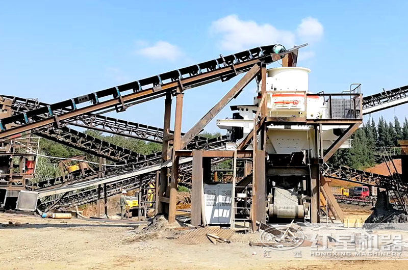 制砂機(jī)成品粒型好，成品多用于建筑工程，道路基建